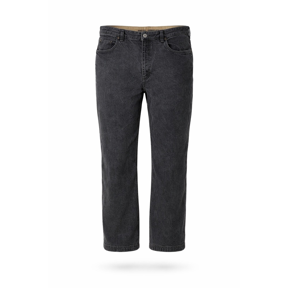 Duluth Trading Ballroom Flex Jeans Mens 42x32 Black Relaxed Fit Stretch Denim